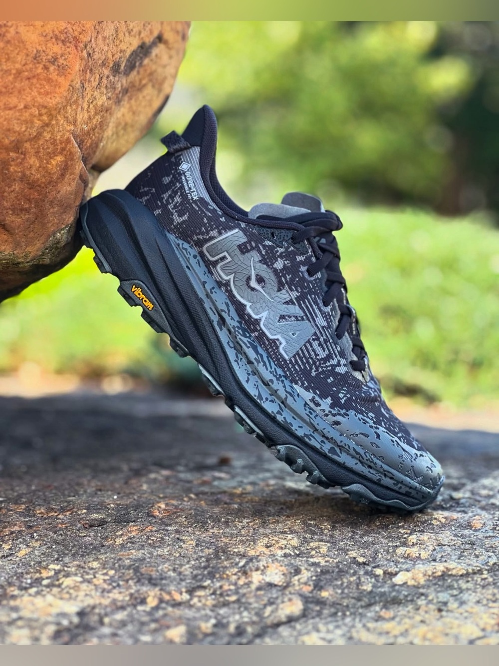 Hoka Speedgoat 6 GTX Trail-Running Shoes - Women's Size 9.5 Black